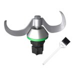 Lame � p�te pour thermomix tm6 et tm5 en acier inoxydable design incurv� pour un meilleur p�trissage ...