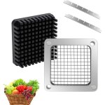 Lame et poussoir de rechange pour hachoir 1 / 4 - pour machines  couper les lgumes les fruits et les ...