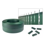 Lame pvc souple en rouleau - casanoov - baldo - 200m - l. 46mm - vert - occultation jardin / cl�ture