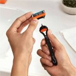 Lames de rasoir gillette fusion precision contoured 16 lames style 1 tiquette