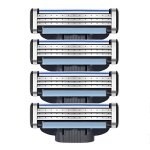 Lames de rasoir pour hommes recharges de lames de rasoir pour gillette 4 pices