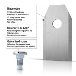 Lames de rechange - aimoonsa - g1 - rev�tement carbure de titane - 45 lames + vis - compatible husqvarna ...