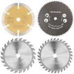 Lame de scie au carbure multifonction 115 x 10 mm lot de 4 lames de scie circulaire en plastique odipie ...