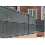 Lames pvc rigide occultation - casanoov - cinto - 2m h. 190cm - gris - avec clips et profil de finition ... Lames pvc rigide occultation - casanoov - cinto - 2m h. 190cm - gris - avec clips et profil de finition ...