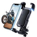 Lamicall support tlphone vlo moto rotatif 360 pour iphone 15 pro max plus samsung s23 s22. label