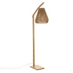 Lampadaire arc en bambou - atmosphera - h 158 cm - beige - style unique Lampadaire arc en bambou - atmosphera - h 158 cm - beige - style unique