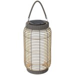 Lampadaire dextérieur - outsunny - en résine tressée - avec luminaire led - marche / arrêt automatique ... Lampadaire dextérieur - outsunny - en résine tressée - avec luminaire led - marche / arrêt automatique ...