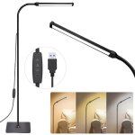 Lampadaire flexible led 3 tons (3000 - 6500k) dimmable 10 niveauxcol de cygne 360 & hauteur rglable ...