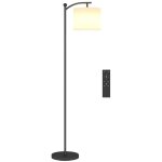 Lampadaire - homcom - dimmable 2 temp�ratures de couleur - t�l�commande minuterie de 60 minutes 160 cm ...