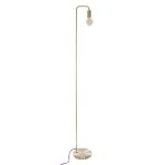 Lampadaire keli droit en mtal - dor - h 150 cm