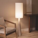 Lampadaire mtal cambaca beige