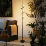 Lampadaire moderne pour salon et chambre luminosit led adaptable et changeable lampe  poser