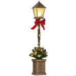 Lampadaire de noël outsunny lumineux de 125 m réverbère de noël ornement décoration de noël avec grappes ... Lampadaire de noël outsunny lumineux de 125 m réverbère de noël ornement décoration de noël avec grappes ...