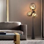 Lampadaire salon ? mod�le c�cile ? harmonie entre art et lumi�re