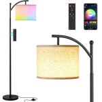 Lampadaire salon connecté bluetoothrgb 16m couleurscommande vocale alexa / google abat - jour rotatif ... Lampadaire salon connecté bluetoothrgb 16m couleurscommande vocale alexa / google abat - jour rotatif ...