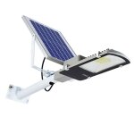 Lampadaire solaire - 144 led - ip65 �tanche - t�l�commande - aluminium