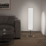 Lampadaire avec support pour salon - lampe sur pied 121 cm blanc e27