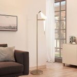 Lampadaire sur pied salon moderne lampe de type support de sol en papier dor oiseau led lampe de table3000k ...