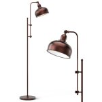Lampadaire sur pied salon - relax4life - tte de lampe 180 - douille e27 - hauteur rglable 138 - 166cm ...