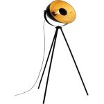 Lampadaire trépied vintage - style projecteur de cinéma - abat - jour métal noir mat&or - ampoule e27 ... Lampadaire trépied vintage - style projecteur de cinéma - abat - jour métal noir mat&or - ampoule e27 ...