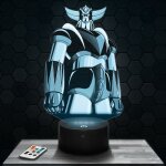 Lampe 3d - goldorak - jouet figurine cadeau goldorak - veilleuse led tactile avec socle au choix et télécomman ... Lampe 3d - goldorak - jouet figurine cadeau goldorak - veilleuse led tactile avec socle au choix et télécomman ...