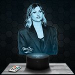 Lampe 3d - marine star academy - accessoire objet cadeau marine star academy - veilleuse led tactile ...