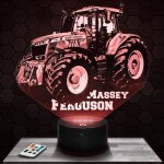 Lampe 3d tracteur massey ferguson - jouet miniature cadeau tracteur massey ferguson - veilleuse led tactile ...