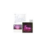 Lampe acrylique led effet n�on love m12 - home deco factory