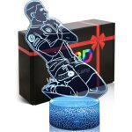 Lampe dambiance footballillusion 3dledveilleuse footballdcoration footballjoueur france no. 7cadeaux ...