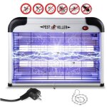 Lampe anti - insecte lumi�re anti moustique vaveclampe uv 20w - efficace port�e 6000 pieds carr�s