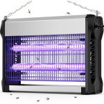 Lampe anti moustique 20w tue mouche electrique 2500v tueur d insectes appareil pige  mouches efficace ...