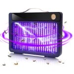 Lampe anti moustique mouche electrique uv tue mouche el�ctrique 4000mah rechargeable usb pi�ge � mouche ...