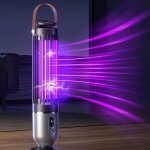 Lampe anti moustiques & moucherons rechargeable 2 en 1 uv veilleuse avec capteur cr�pusculaire ? anti ...