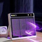Lampe anti - moustiques - suspendable ou posable sur surface plate - 3000v - batterie 2400mah - intrieur ...