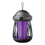 Lampe anti - moustiques tue - mouches �lectrique tue - insectes uv 360� convient pour lint�rieur la terrasse ...
