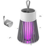 Lampe anti moustique usb rpulsif tue mouche electrique sans bruit 360 lampe uv anti insectes rechargeable ...
