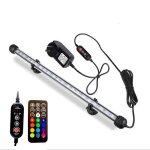 Lampe aquarium led submersible rgb tube �tanche r�servoir poissons �clairage 38cm
