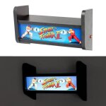 Lampe darcade - street fighter - mdf et acrylate - rechargeable usb - autonomie 6h - design contemporain ...
