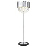 Lampe autoportante toolight app1716 - 3f lampe À poser chrome 34 x 34 x 153 cm Lampe autoportante toolight app1716 - 3f lampe À poser chrome 34 x 34 x 153 cm