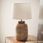 Lampe � poser bois akash iluzzia blanc