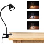 Lampe de bureau dimmable led  pince lampe architecte pliable avec clamp 360  flexible lampe esthtique ...