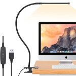 Lampe de bureau led 10w lampe à pince 40cm - 3 modes (3000k / 4500k / 6500k) 10 niveaux luminositéflexible ... Lampe de bureau led 10w lampe à pince 40cm - 3 modes (3000k / 4500k / 6500k) 10 niveaux luminositéflexible ...