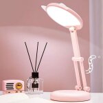 Lampe de bureau led pour enfants filles oreilles de chat rose veilleuse réglable 6400 mah Lampe de bureau led pour enfants filles oreilles de chat rose veilleuse réglable 6400 mah