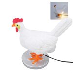 Lampe de bureau led en forme de poule simul�e lampe de bureau en forme de poule pondeuse ornements artisanaux ...