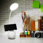 Lampe de bureau - led - intensité variable - veilleuse enfant - interrupteur tactile - porte - stylo Lampe de bureau - led - intensité variable - veilleuse enfant - interrupteur tactile - porte - stylo