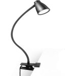 Lampe de bureau � pince 3 modes d�clairage 5 niveaux de luminosit� r�glables lampe de lecture lampe de ...
