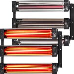 Lampe de cabine de pulvérisation - duoku - 3000w - infrarouge - séchage fiable - 2 ensembles Lampe de cabine de pulvérisation - duoku - 3000w - infrarouge - séchage fiable - 2 ensembles