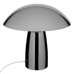 Lampe champignon secteur omia argent h34cm - atmosphera cr�ateur dint�rieur