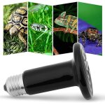 Lampe chauffante en cramique pour terrarium ampoule infrarouge uvb pour tortue sans lumire pour reptiles ...