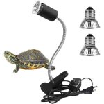 Lampe chauffante - gigicial - 25w / 50w - uva uvb - rotation 360° - base e27 pour tortue Lampe chauffante - gigicial - 25w / 50w - uva uvb - rotation 360° - base e27 pour tortue